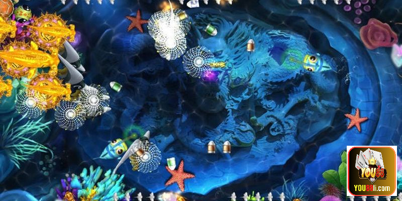 Giao diện đồ họa cực bắt mắt của bắn cá ăn tiền miễn phí game