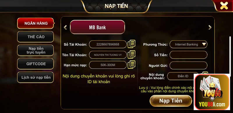 Đối tượng của chương trình khuyến mãi nạp lần đầu You88 là ai?