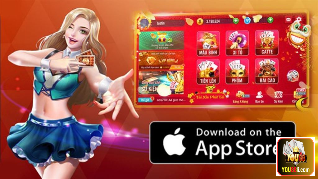 Chơi xì tố online thông qua app You88 